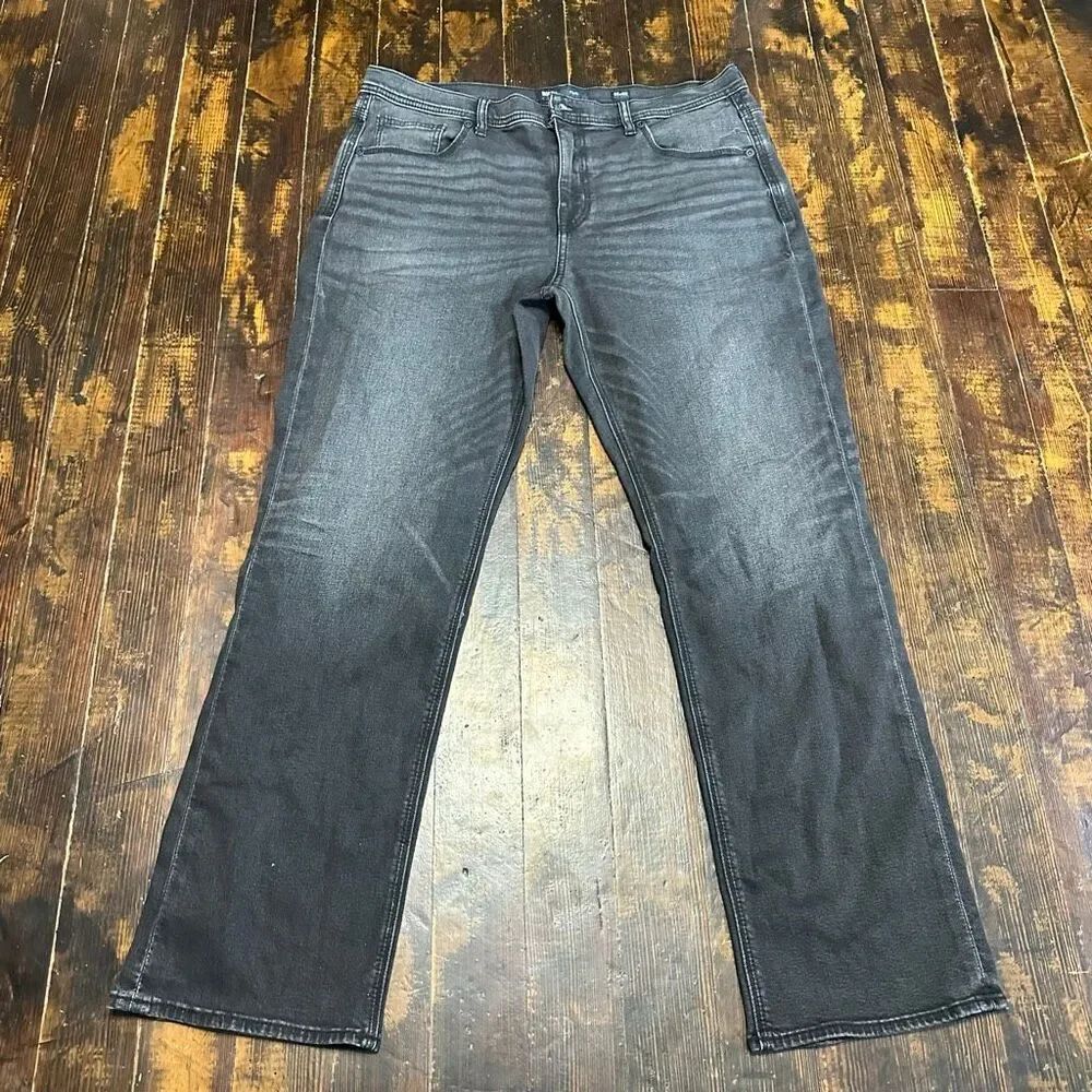 BKE Tyler distressed black 38x32 normcore jeans